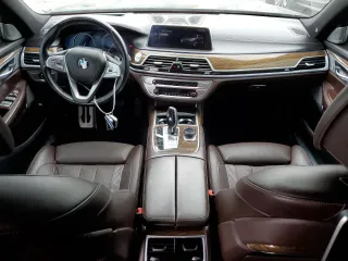 2018 BMW 7 Series ALPINA B7 xDrive with VIN WBA7F2C5XJG423609, listed as a Copart auction lot 73530954 with 63,190 mi miles and Salvage Title. Bid and sale history available at carsss.com. Image 8.