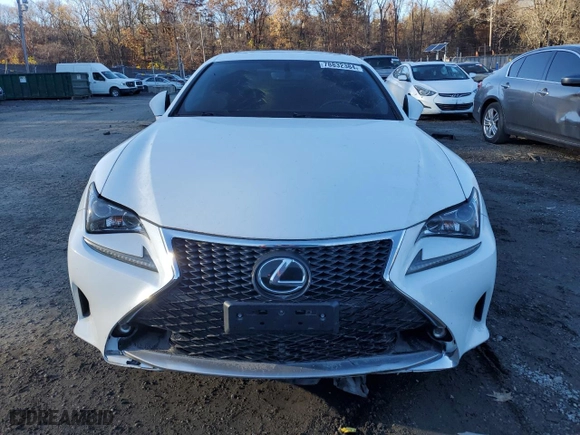 2015 Lexus RC 350 with VIN JTHSE5BC6F5004921, listed as a Copart auction lot 78832384 with 86,289 mi miles and Salvage Title. Bid and sale history available at carsss.com. Image 5.