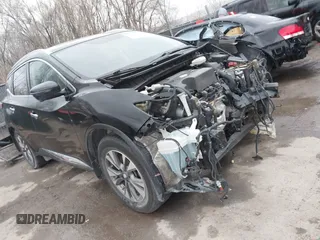2016 Nissan Murano SL z VIN 5N1AZ2MH9GN164961, wystawiony jako IAAI lot #41801749 z przebiegiem 144 198 mil mil oraz . Historia ofert i sprzedaży dostępna na DreamBid. Obrazek 1.
