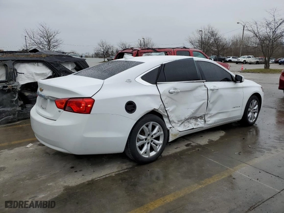 2019 Chevrolet Impala LT with VIN 1G11Z5S38KU115349, listed as a Copart auction lot 86441004 with 91,266 mi miles and Salvage Title. Bid and sale history available at carsss.com. Image 3.