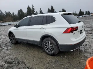 2020 Volkswagen Tiguan SE with VIN 3VV2B7AX0LM066834, listed as a Copart auction lot 50202205 with 66,530 mi miles and Salvage Title. Bid and sale history available at DreamBid. Image 2.