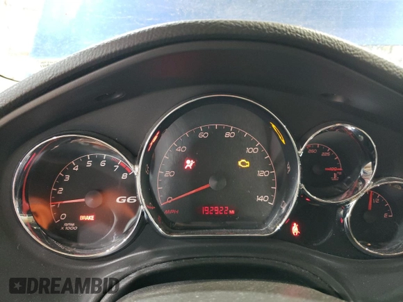 2007 Pontiac G6 1SV Value Leader with VIN 1G2ZF58B374202489, listed as a Copart auction lot 46101315 with 192,922 mi miles and Salvage Title. Bid and sale history available at carsss.com. Image 9.