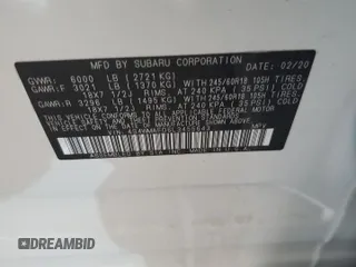 2020 Subaru Ascent Premium с VIN 4S4WMAFD6L3455643, выставлен на аукционе Copart как лот 45572065 с пробегом 76 040 миль миль и Списание • Salvage title. История ставок и продаж доступна на DreamBid. Изображение 13.