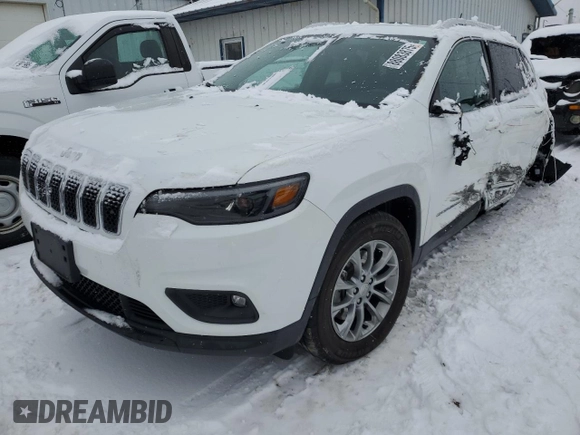 2020 Jeep Cherokee Altitude with VIN 1C4PJMLX8LD515515, listed as a Copart auction lot 88083875 with 98,227 mi miles and Salvage Title. Bid and sale history available at carsss.com. Image 1.