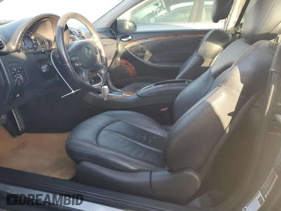2007 Mercedes-Benz CLK 350 with VIN WDBTJ56HX7F224905, listed as a Copart auction lot 72928684 with 195,370 mi miles and Salvage Title. Bid and sale history available at DreamBid. Image 7.