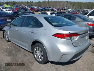 2020 Toyota Corolla LE with VIN JTDEPRAE1LJ005304, listed as a IAAI auction lot 41752750 with 51,929 mi miles. Bid and sale history available at carsss.com. Image 3.