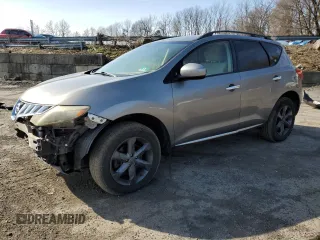 2009 Nissan Murano S with VIN JN8AZ18W79W105657, listed as a Copart auction lot 51283345 with 152,356 mi miles and Salvage Title. Bid and sale history available at carsss.com. Image 1.