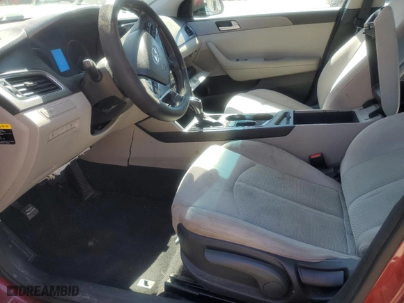 2015 Hyundai Sonata 2.4L SE with VIN 5NPE24AF2FH098549, listed as a Copart auction lot 48611985 with 131,169 mi miles and Clean Title. Bid and sale history available at carsss.com. Image 7.