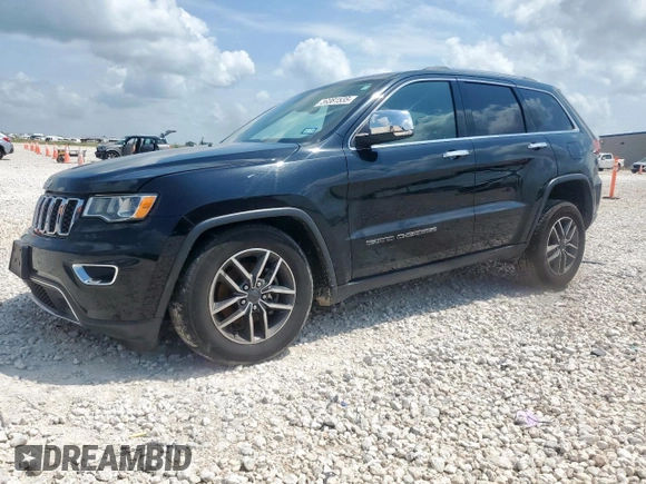 2020 Jeep Grand Cherokee Limited with VIN 1C4RJEBGXLC265894, listed as a Copart auction lot 59381535 with 108,535 mi miles and Salvage title. Bid and sale history available at DreamBid. Image 1.