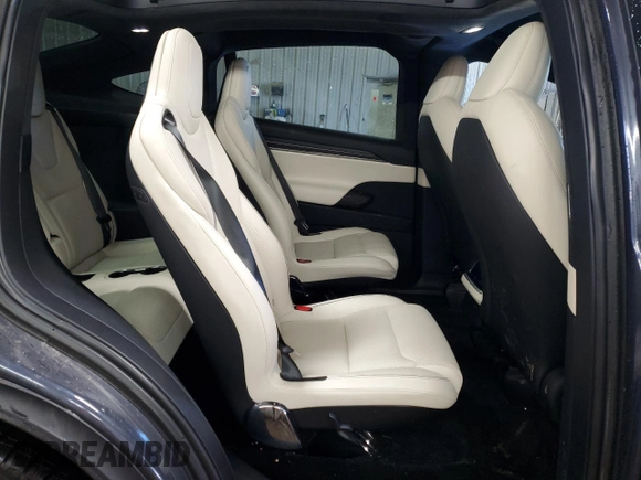 2023 Tesla Model X Plaid with VIN 7SAXCBE6XPF373589, listed as a Copart auction lot 50355615 with 11,650 mi miles and Salvage Title. Bid and sale history available at DreamBid. Image 11.