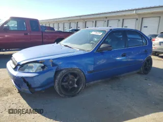 1996 Honda Civic LX with VIN 1HGEJ6575TL022947, listed as a Copart auction lot 77796524 with 271,234 mi miles and Non Repairable. Bid and sale history available at carsss.com. Image 1.