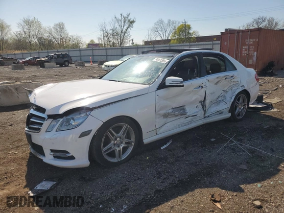 2013 Mercedes-Benz E 350 Luxury with VIN WDDHF8JB6DA737273, listed as a Copart auction lot 54351585 with Not provided miles and Salvage title. Bid and sale history available at DreamBid. Image 1.