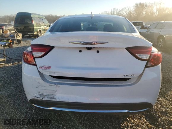 2015 Chrysler 200 Limited with VIN 1C3CCCAB7FN605686, listed as a Copart auction lot 47389925 with 172,901 mi miles and Salvage Title. Bid and sale history available at carsss.com. Image 6.