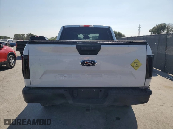 2018 Ford F-150 XL with VIN 1FTFW1E58JFA47293, listed as a Copart auction lot 53405735 with 201,840 mi miles and Clean Title. Bid and sale history available at carsss.com. Image 6.