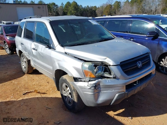 2003 Honda Pilot EX with VIN 2HKYF18603H591082, listed as a IAAI auction lot 41189213 with 355,163 mi miles. Bid and sale history available at carsss.com. Image 1.