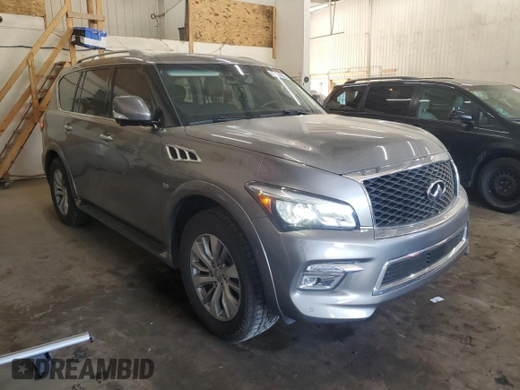 2017 Infiniti QX80 z VIN JN8AZ2NF3H9679311, wystawiony jako Copart lot #55234965 z przebiegiem 58 229 mil mil oraz Nie do naprawy • Non repairable. Historia ofert i sprzedaży dostępna na DreamBid. Obrazek 4.