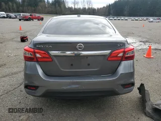 2019 Nissan Sentra SV with VIN 3N1AB7AP7KY368349, listed as a Copart auction lot 47689985 with 122,001 mi miles and Salvage Title. Bid and sale history available at DreamBid. Image 6.