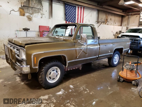 1976 GMC Sonoma with VIN TKU246S503443, listed as a Copart auction lot 43298494 with 28,793 mi miles and Clean Title. Bid and sale history available at DreamBid. Image 1.