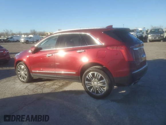 2017 Cadillac XT5 Premium Luxury AWD with VIN 1GYKNERS1HZ190355, listed as a Copart auction lot 84899844 with 119,553 mi miles and Salvage Title. Bid and sale history available at carsss.com. Image 2.