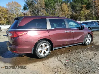2019 Honda Odyssey EX with VIN 5FNRL6H57KB087417, listed as a Copart auction lot 83984874 with 89,909 mi miles and Salvage title. Bid and sale history available at DreamBid. Image 3.