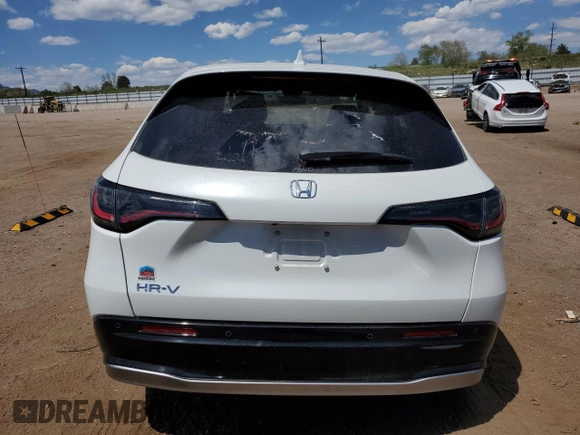 2024 Honda HR-V EX-L with VIN 3CZRZ2H75RM741856, listed as a Copart auction lot 56608415 with 6,141 mi miles and Salvage title. Bid and sale history available at DreamBid. Image 6.