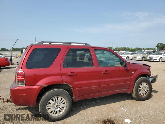 2006 Mercury Mariner Luxury with VIN 4M2YU57146KJ07465, listed as a Copart auction lot 62532264 with 126,009 mi miles and Salvage title. Bid and sale history available at DreamBid. Image 3.