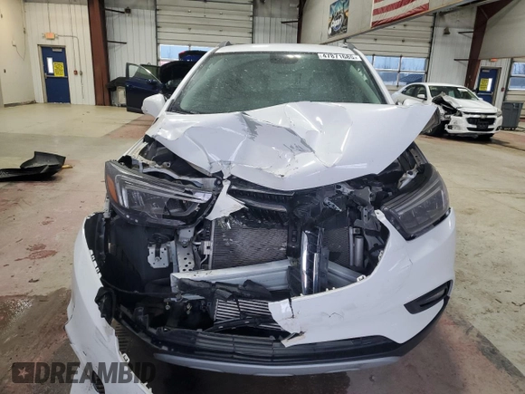 2019 Buick Encore Essence with VIN KL4CJGSM1KB730584, listed as a Copart auction lot 47871685 with 108,093 mi miles and Salvage Title. Bid and sale history available at carsss.com. Image 5.