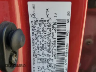 2006 Toyota Tacoma z VIN 5TELU42N66Z227509, wystawiony jako Copart lot #52991225 z przebiegiem 165 769 mil mil oraz Szkoda całkowita • Salvage title. Historia ofert i sprzedaży dostępna na DreamBid. Obrazek 14.