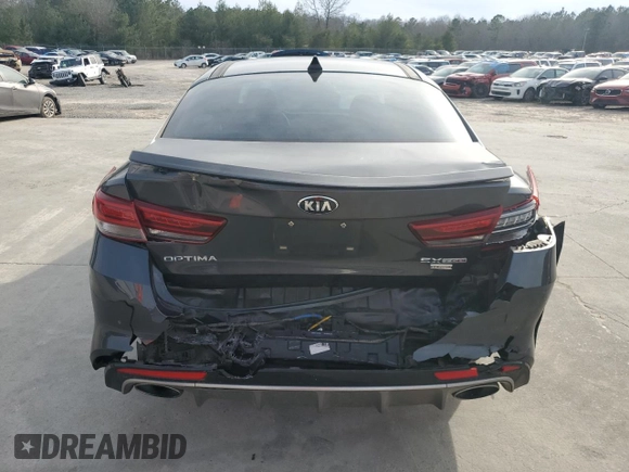 2017 Kia Optima SX with VIN 5XXGW4L28HG125596, listed as a Copart auction lot 45676465 with 111,066 mi miles and Salvage title. Bid and sale history available at DreamBid. Image 6.