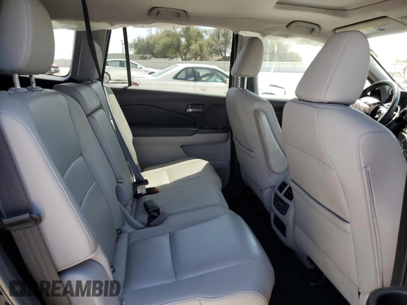 2016 Honda Pilot EX-L with VIN 5FNYF6H57GB091509, listed as a Copart auction lot 49555095 with 86,553 mi miles and Salvage Title. Bid and sale history available at DreamBid. Image 12.