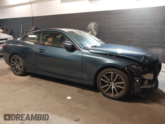 2022 BMW 4 Series 430i xDrive with VIN WBA73AP05NCJ87742, listed as a IAAI auction lot 36773839 with 20,814 mi miles and . Bid and sale history available at DreamBid. Image 13.