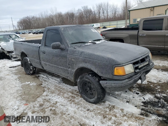 1993 Ford Ranger Splash with VIN 1FTCR10A2PPA68321, listed as a Copart auction lot 41696875 with 79,403 mi miles and Salvage title. Bid and sale history available at DreamBid. Image 4.
