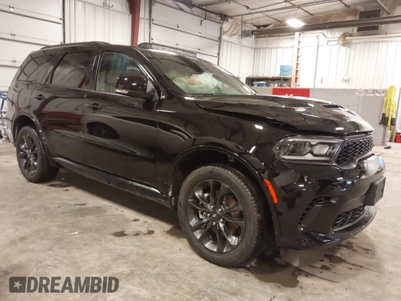 2024 Dodge Durango GT Plus with VIN 1C4RDJDG1RC175216, listed as a IAAI auction lot 42060960 with 11,007 mi miles and . Bid and sale history available at DreamBid. Image 1.