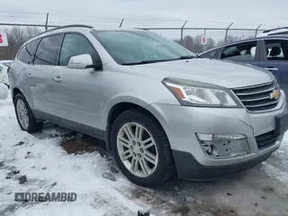 2015 Chevrolet Traverse LT with VIN 1GNKVGKD7FJ304682, listed as a IAAI auction lot 41697973 with 185,891 mi miles and . Bid and sale history available at DreamBid. Image 1.