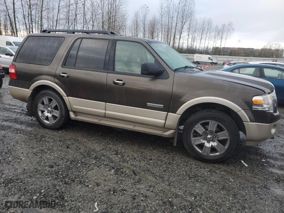 2008 Ford Expedition Eddie Bauer with VIN 1FMFU18578LA68029, listed as a Copart auction lot 81635614 with 272,261 mi miles and Clean Title. Bid and sale history available at carsss.com. Image 4.