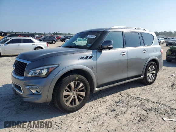 2015 Infiniti QX80 with VIN JN8AZ2NE1F9082811, listed as a Copart auction lot 71724744 with 94,112 mi miles and Salvage Title. Bid and sale history available at carsss.com. Image 1.