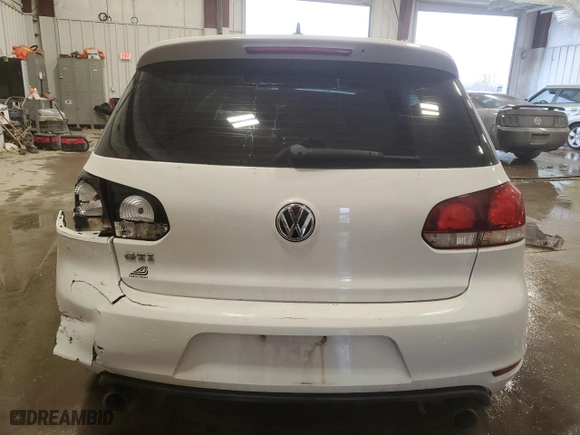 2013 Volkswagen GTI with VIN WVWHD7AJ0DW012899, listed as a Copart auction lot 42043055 with 185,412 mi miles and Non Repairable. Bid and sale history available at carsss.com. Image 6.