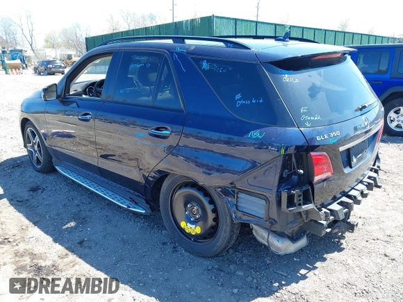 2018 Mercedes-Benz GLE 350 with VIN 4JGDA5HB7JB103015, listed as a IAAI auction lot 42001033 with 72,308 mi miles and . Bid and sale history available at DreamBid. Image 3.