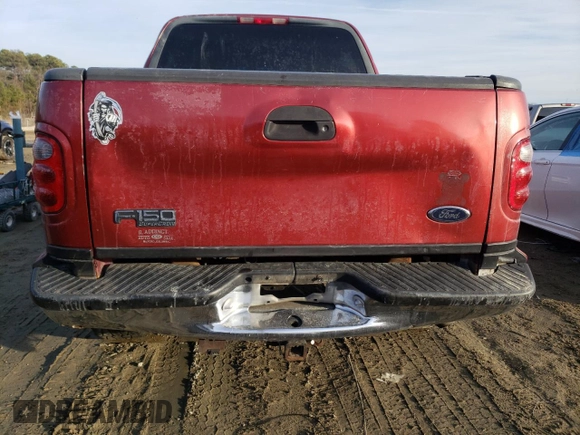 2001 Ford F-150 XLT with VIN 1FTRW08W01KD52354, listed as a Copart auction lot 42524255 with Not provided miles and Non repairable. Bid and sale history available at DreamBid. Image 6.