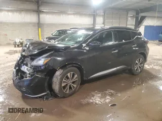 2021 Nissan Murano SV with VIN 5N1AZ2BS0MC140778, listed as a Copart auction lot 43686685 with 70,191 mi miles and Salvage Title. Bid and sale history available at DreamBid. Image 1.