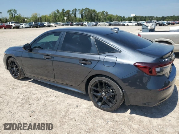 2025 Honda Civic Sport with VIN 2HGFE2F57SH541590, listed as a Copart auction lot 50623345 with 3,333 mi miles and Clean title. Bid and sale history available at DreamBid. Image 2.