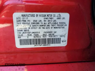 2018 Infiniti Q50 Red Sport 400 with VIN JN1FV7AP1JM460510, listed as a Copart auction lot 53756065 with Not provided miles and Salvage title. Bid and sale history available at DreamBid. Image 13.