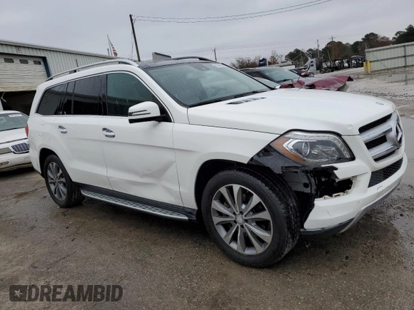 2016 Mercedes-Benz GL with VIN 4JGDF6EEXGA704665, listed as a Copart auction lot 85500984 with 100,846 mi miles and Salvage Title. Bid and sale history available at carsss.com. Image 4.
