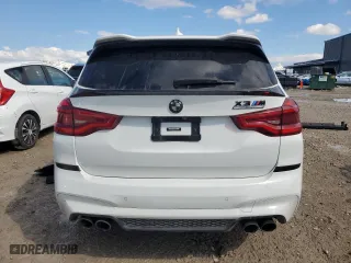 2020 BMW X3 M Competition with VIN 5YMTS0C06LLT10764, listed as a Copart auction lot 49572565 with 0 mi miles and Salvage Title. Bid and sale history available at carsss.com. Image 6.