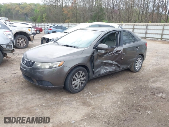2012 Kia Forte EX with VIN KNAFU4A23C5499211, listed as a IAAI auction lot 41935186 with 181,103 mi miles. Bid and sale history available at carsss.com. Image 2.