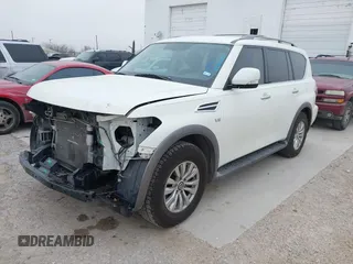 2020 Nissan Armada SV with VIN JN8AY2ND4LX016965, listed as a IAAI auction lot 41426843 with 62,523 mi miles. Bid and sale history available at carsss.com. Image 16.