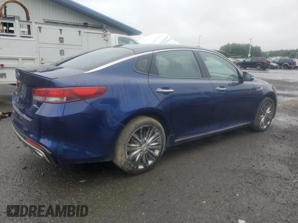 2018 Kia Optima SX with VIN 5XXGV4L20JG204933, listed as a Copart auction lot 59799035 with 119,281 mi miles and Clean title. Bid and sale history available at DreamBid. Image 3.