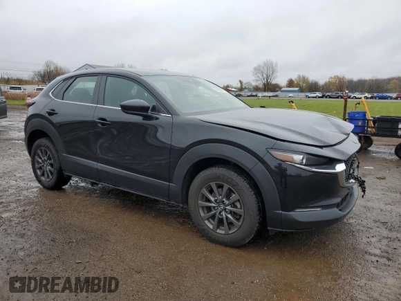 2021 Mazda CX-30 S with VIN 3MVDMBAL4MM209043, listed as a Copart auction lot 79406284 with 55,944 mi miles and Salvage title. Bid and sale history available at DreamBid. Image 4.