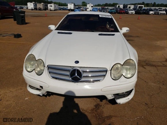 2003 Mercedes-Benz SL-Class with VIN WDBSK75F33F060315, listed as a Copart auction lot 53756435 with 80,577 mi miles and Clean Title. Bid and sale history available at carsss.com. Image 5.