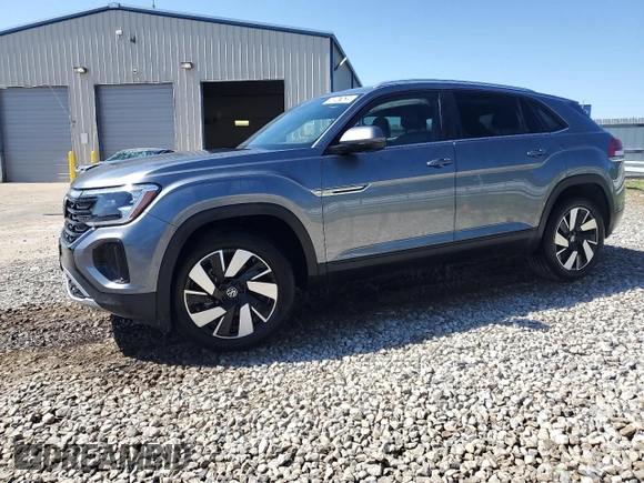 2025 Volkswagen Atlas SE with VIN 1V2WE2CA9SC203108, listed as a Copart auction lot 58047635 with 12,302 mi miles and Clean title. Bid and sale history available at DreamBid. Image 1.